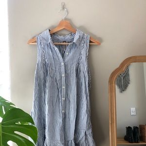 Free People Preppy Halter Stripe Romper